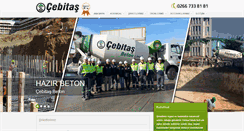 Desktop Screenshot of cebitasbeton.com